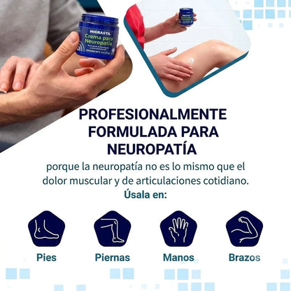 Crema para Neuropatía - Extra Strength (Alivio para Pies, Manos y Piernas)