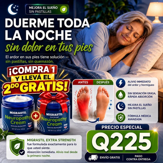 Crema para Neuropatía - Extra Strength (Alivio para Pies, Manos y Piernas)